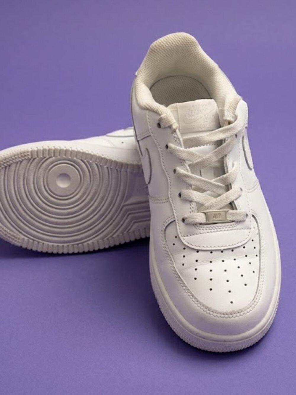 Nike Air Force 1 Low All-White Sneakers